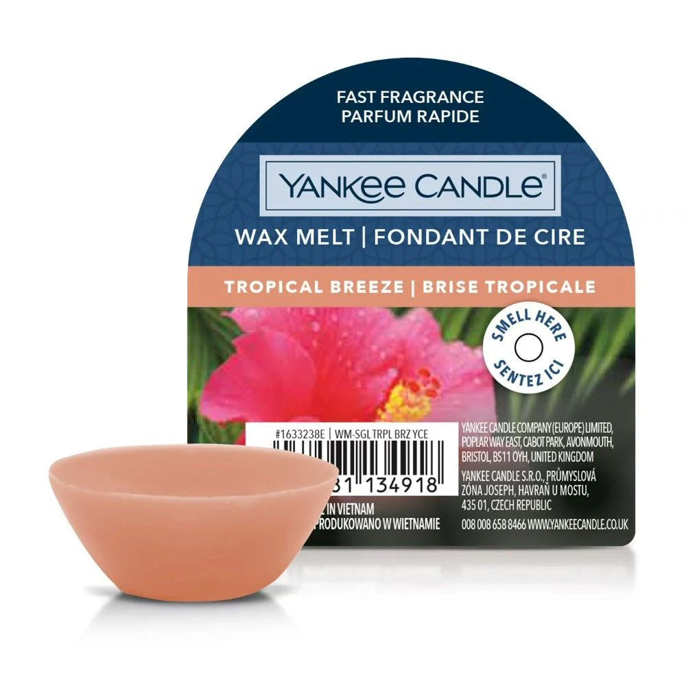 Yankee Candle Tropical Breeze Wax Melt 22g Yankee Candle Tropical Breeze Wax Melt 22g